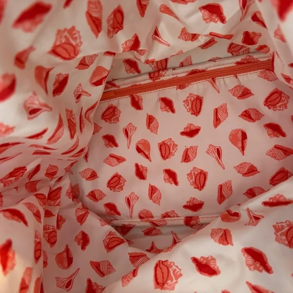 Vera Bradley Beach Bag Tote Faux Straw Nautical Bag Sea Life - Picture 9 of 11